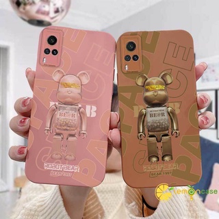 เรียบง่าย สําหรับ Samsung A51 A515F A32 4G J7 Prime M10S A20 A207F เคสโทรศัพท์มือถือแบบนิ่ม ลายหุ่นยนต์หมีช็อคโกแลต ดวงตานางฟ้า เคสซัมซุง A50 A30S A50S A51 M40S A205 A305 M02S A025 F02S A20S M10 A10 A10S M01S A12 5G A125 M12 F12 A30 A02S