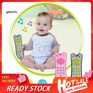 yjy ของเล่นเด็กทีวีจําลองรีโมทเพลงเสริมการเรียนรู้ภาษาอังกฤษ