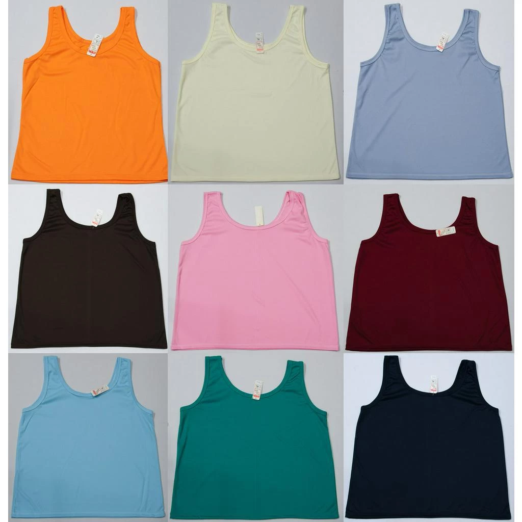 SL0038 เสื้อกล้าม ผู้หญิง เสื้อซับใน ผญ ใหญ่ L XL รอบอก 34-52 ผ้าโพลีเอสเตอร์ ใส่สบาย เสื้อคนอ้วน เสื้อไซท์ใหญ่