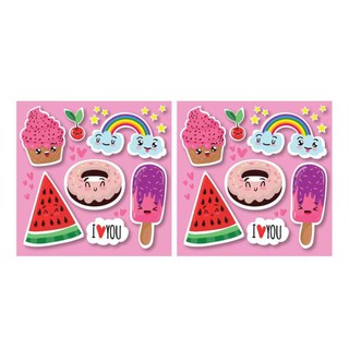 STICKER สติ๊กเกอร์กันน้ำ (ลายการ์ตูน03) สำหรับติดเคสมือถือ,แบตสำรอง,สมุดโน้ต,อื่นๆ [รหัส A-0019]