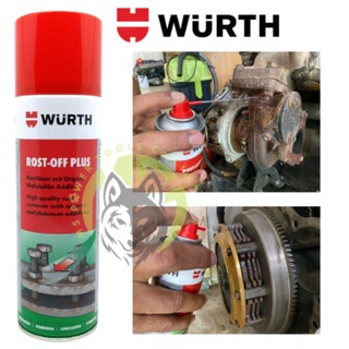 Wurth น้ำยาขจัดสนิมคุณภาพสูงจากเยอรมัน WURTH RUST REMOVER ROST-OFF PLUS - น้ำยากัดสนิมคลายเกลียวน๊อต ปริมาตร 300ml.