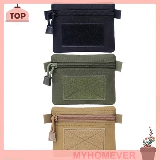 Outdoor EDC Molle Pouch Wallet Waterproof Portable Travel Zipper Waist Bag