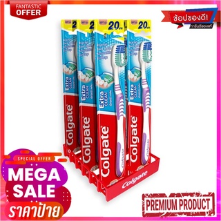 คอลเกต แปรงสีฟัน รุ่นเอ็กซ์ตร้าคลีน ขนแปรงนุ่ม แพ็ค 6 ด้ามColgate Toothbrush Extra Clean x 6