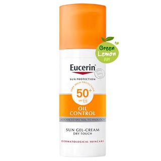 ถูกสุด🔴 Eucerin Sun Dry Touch Oil Control Gel-Creme SPF50+ 50ml ยูเซอริน ซัน กันแดด เนื้อดรายทัช สูตรควบคุมความมัน