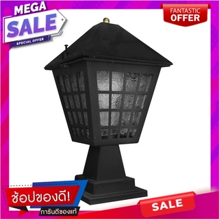 ไฟหัวเสา LIGHTING HOME LHT001 สีดำ ไฟหัวเสา POST-MOUNTED LIGHT LIGHTING HOME LHT001 BLACK