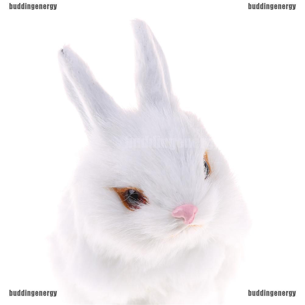 [Outdoor&Home]Imitate hair White Furry Rabbit Nap Toys Simulation ...