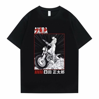 [S-5XL] เสื้อยืดแขนสั้น คอกลม พิมพ์ลายอนิเมะ Akira Shotaro Kaneda แฟชั่นฤดูร้อน สไตล์ญี่ปุ่น สําหรับผู้ชาย และผู้หญิง