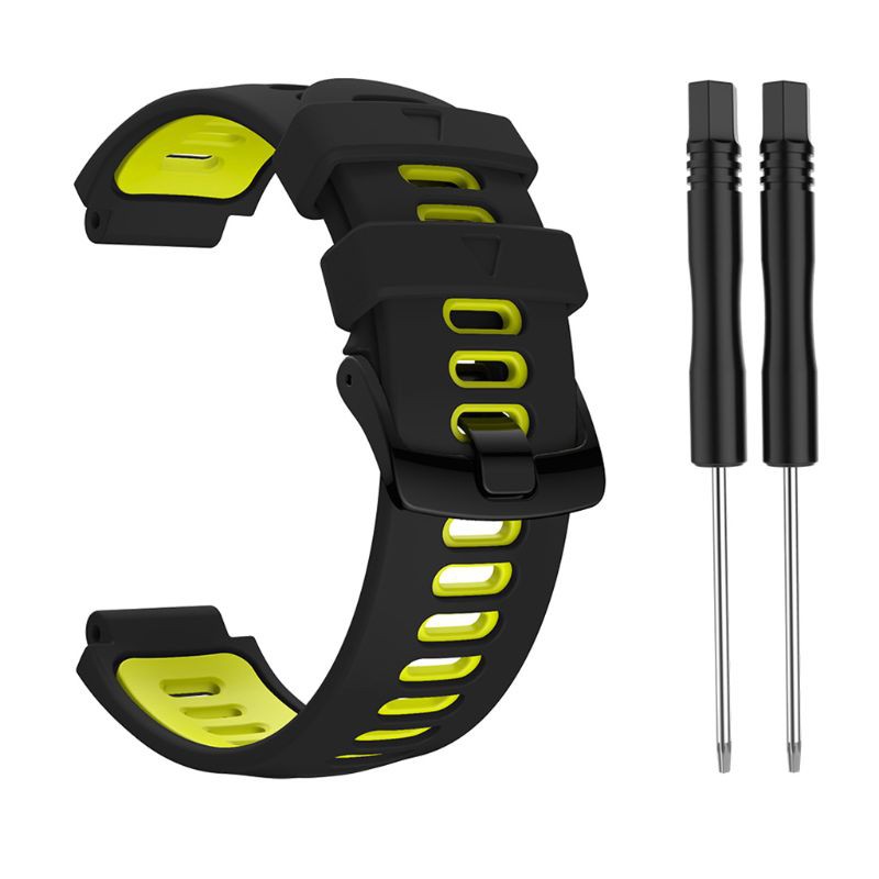 Namax สายนาฬิกาข้อมือซิลิโคนสําหรับ Garmin - Forerunner 735 Xt / 220 / 230 / 235