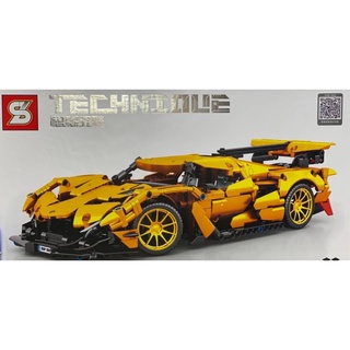 Mega Toys รถของเล่น สีเหลือง สวยงาม sy8554