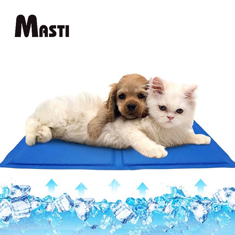 MASTI Pet Cool mat ที่นอนแบบเย็น ที่นอนเจลเย็น เบาะรองนอนแบบเย็นสำหรับสุนัขและแมว LI0151