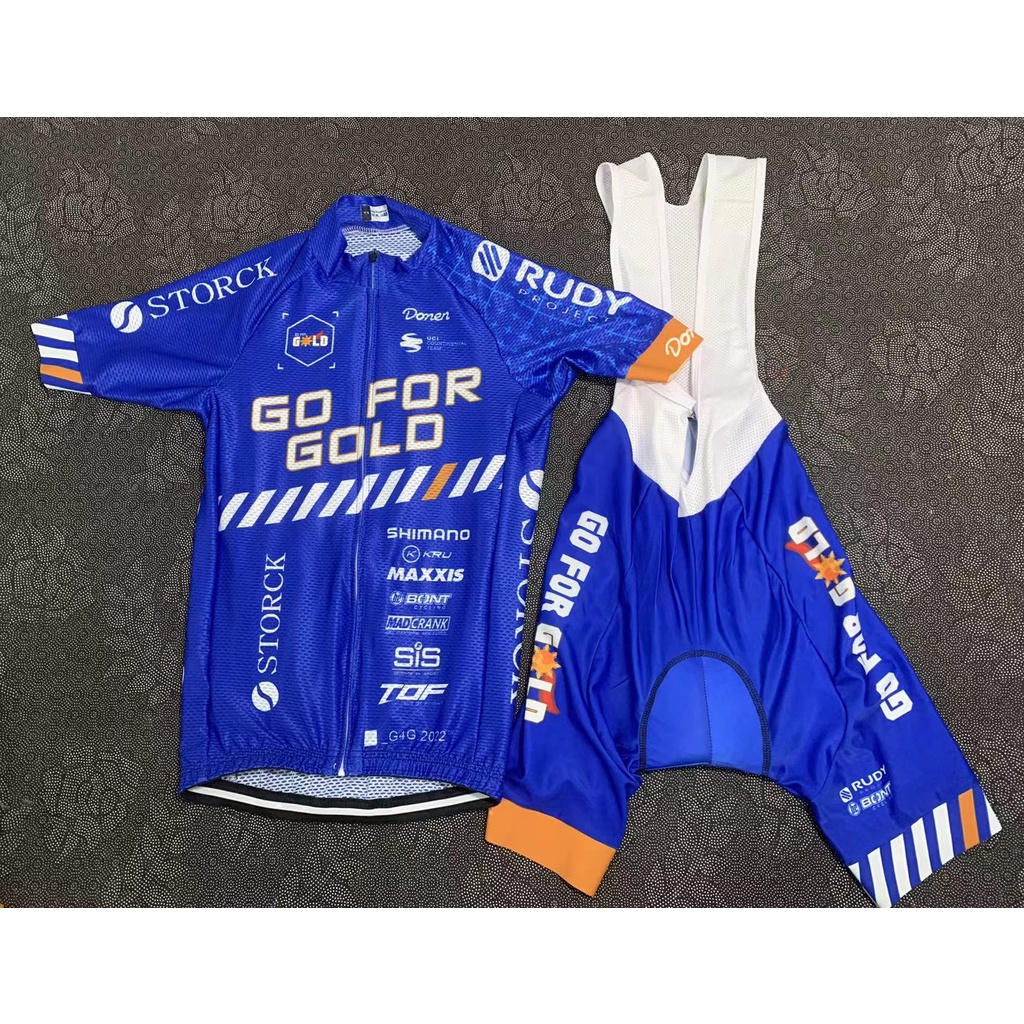 TEAM CYCLING JERSEY FULL POWERBAND ผ้า PINEAPPLE 20D ชุดขี่จักรยานขี่จักรยาน Trisuit ผ้าสับปะรด