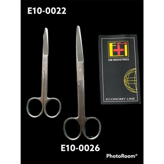 E10-0026 OP-SCISSORS SH/BL STR 16.5cm