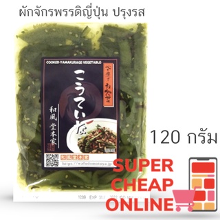 ผักจักรพรรดิ ผักสลัดต้นกปรุงรสญี่ปุ่น Cooked Yama kurage Vegetable 120g (8757) Kouteina Yamakurage