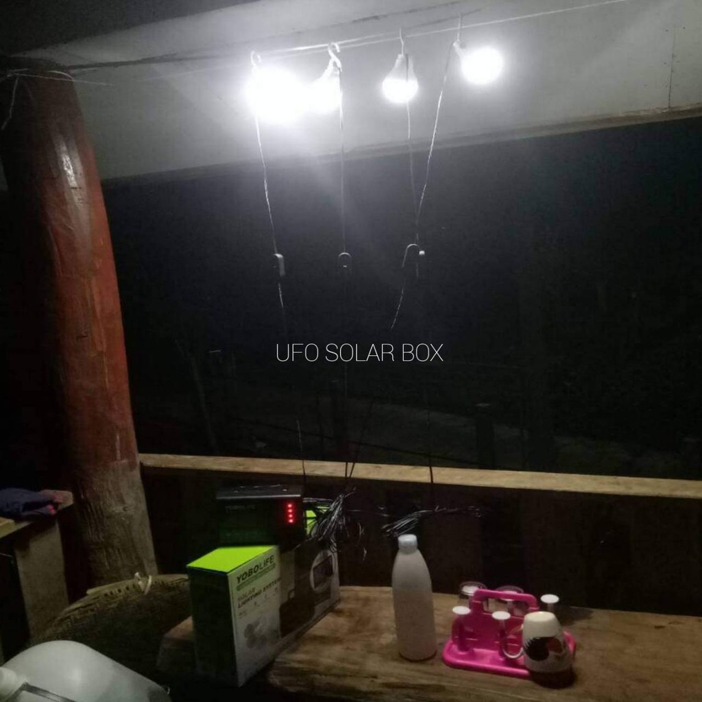 โซล่าเซลล์แคมป์ปิ้ง12v ชุดไฟนอนนา พกพาเอนกประสงค์ รูปที่ 3