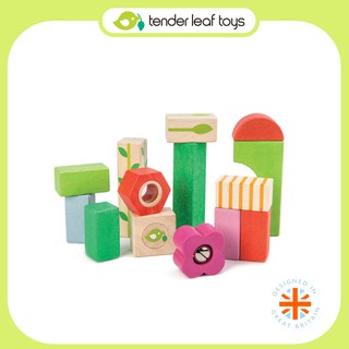 Tender Leaf Toys ของเล่นไม้ ของเล่นเด็ก ชุดบล็อกเนอร์สเซอรี่ Nursery Blocks