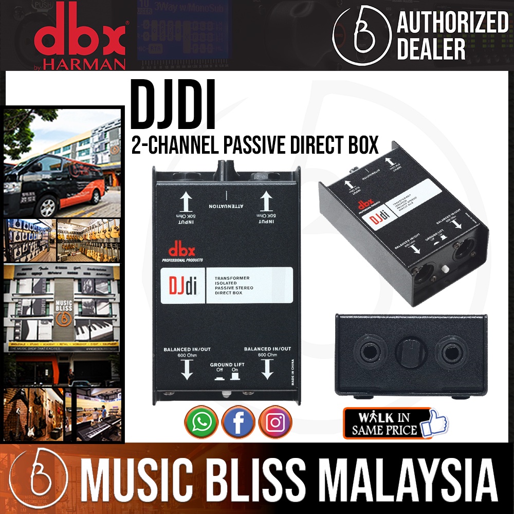 Dbx DJDI 2 ช่อง Passive Direct Box