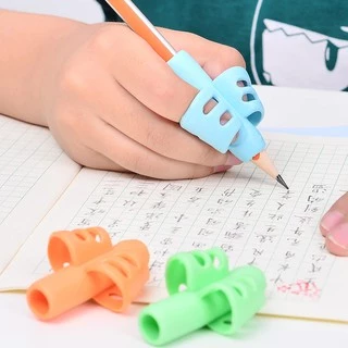 3 ชิ้น/เซ็ตเด็กเขียนดินสอซิลิโคนผู้ถือ/เด็กการเรียนรู้ Practice Aid Grip/นักเรียน Posture Correction Tool