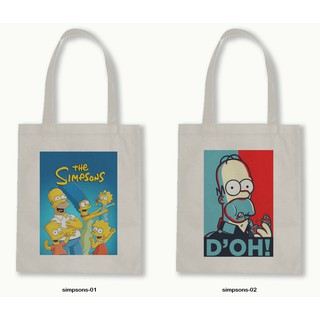 กระเป๋าโท้ทสลิง 30X40 - THE SIMPSONS - 01