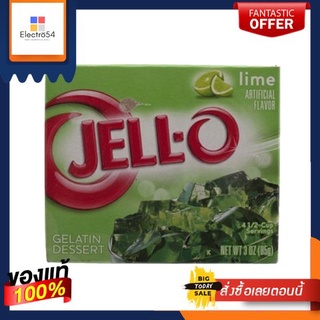 (แพ็ค3)Jell-o Lime 85g/เจลล์-โอ ไลม์ 85g(Pack 3)Jell-o Lime 85g/Jell-o Lime 85g