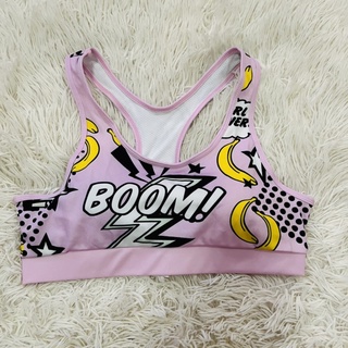 sport bra ลายสวยผ้าหนา L  XL