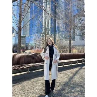 MALIMAYS - Bean Trench Coat เสื้อโค้ททรงยาว