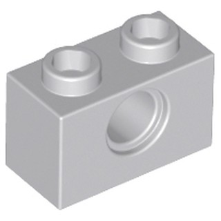 [030] ชิ้นส่วนเลโก้ Lego Part Technic, Brick 1 x 2 with Hole(3700) ราคา/ชิ้น