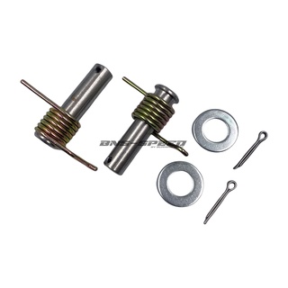 สลักพร้อมสปริงพักเท้า DRC Yamaha DT-TTR-Serow-DR FootPeg Spring Kit