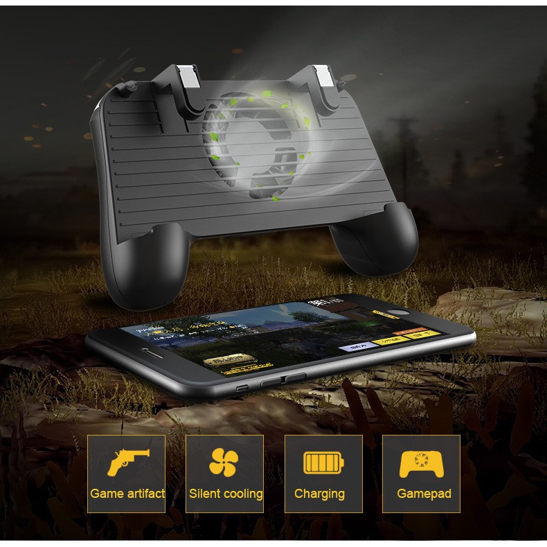 เกมแพด:UBG Mobile Game Controller Gamead Joystick for hone Trigger Aim ...