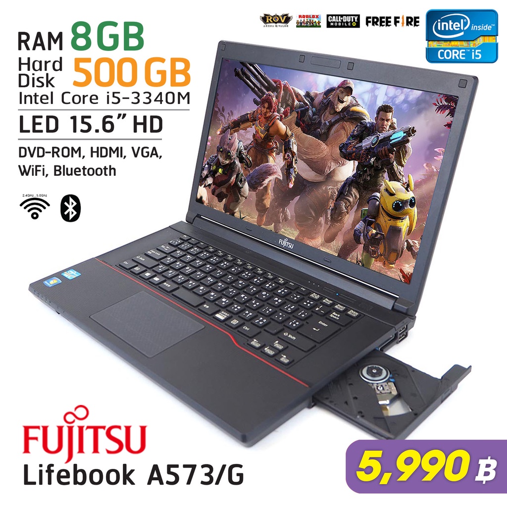 入荷処理 FUJITSU Notebook LIFEBOOK A573 Core i3 8GB 新品SSD960GB ...