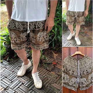 Elephant pants Thai pants Shorts Short Pant Elephant pant Elephant short กางเกงขาสั้น กางเกงลายช้าง