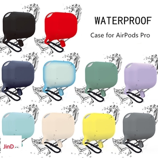 เคส Airpod ซิลิโคนกันกระแทก Anti Fall เคสกันฝุ่นกันน้ำสำหรับ Apple AirPods Pro Cover สี Candy case