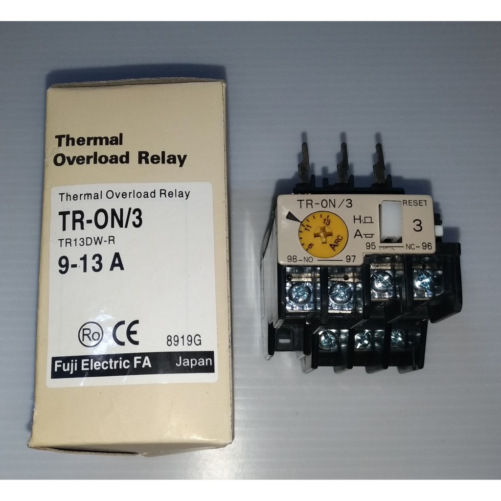 Thermal Overload Relay TRON/3ขนาด913Aของ Fuji Electric Shopee Thailand