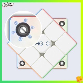 รูบิค 3x3 แม่เหล็ก gan ลูบิค 3x3 ของแท้ Yongjun MGC EVO Third -Magnetic Magnetic Rubiks ลูกบาศก์แม่เหล็กแม่เหล็กความเร็วสูงการประกวดความเร็วในการประกวดของเล่นปริศนาเด็ก