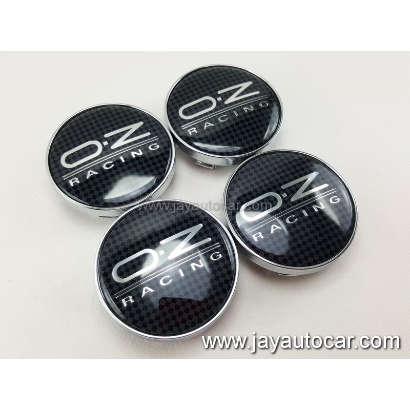 ฝาล้อแม็กซ์รถยนต์ OZ RACING โลโก้ OZ สีดำ สำหรับ ล้อแม็ก OZ RACING ขนาด หน้า60 มิล ใน 56มิล 1ชุด 4ชิ
