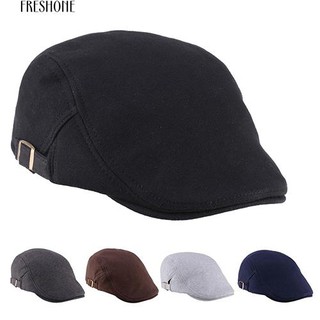FreshoneMens ผู้หญิง Duckbill แฟชั่นคลาสสิก Beret Cabbie คาวบอยหาดใหญ่หมวกกอล์ฟขับขี่