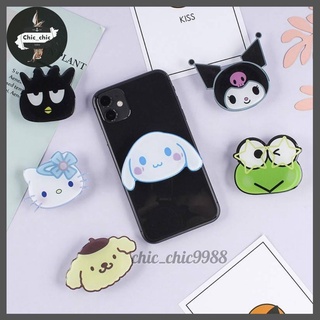 🐦กริ๊ปต็อก ลายการ์ตูน สำหรับติดโทรศัพท์มือถือ กาวไม่แห้งติดเข้ากับเคสโทรศัพท์ได้ง่าย #C01