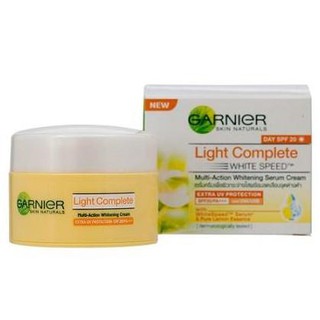 Garnier Bright Complete Day Cream SPF30 การ์นิเย่ ไลท์คอมพลีส ไวท์เทนนิ่งครีม สูตรกลางวัน 18ml. (ขนาดพกพา)