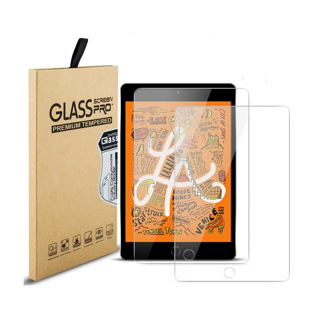ฟิล์มกระจก ipadGEN10 2022 mini6 สำหรับ ipad 9.7 10.2 gen7/8gen910.5,สำหรับไอแพด /12.9 ฟิล์ม กันรอย ขอบโค้ง ไม่ดันเคส
