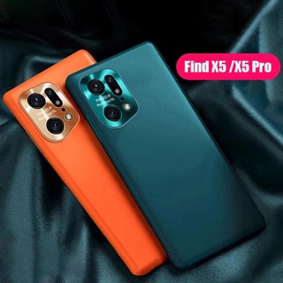 Oppo Find X5 / Find X5 Pro หรูหรา กันกระแทก หนังมังสวิรัติ เคสนิ่ม โลหะ ป้องกันกล้อง