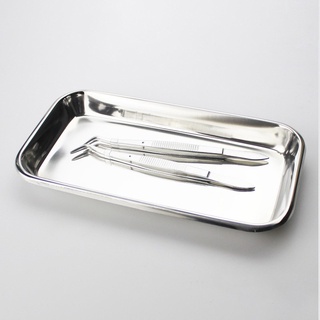 Stainless steel tray for storing food, fruit, dental equipment, kitchen equipment