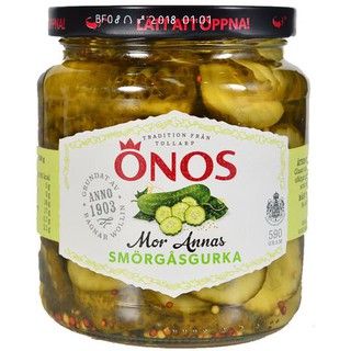 มอร์อันนาสแตงกวาดอง 590 กรัม/Mor Annas Pickled Cucumber 590g