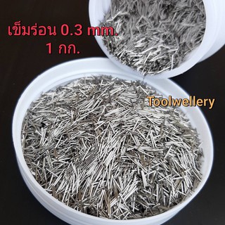 เข็มร่อนแม่เหล็ก 0.3 มิล ลูกปืนเข็มร่อนแม่เหล็ก steel polishing 1kg., 500g, 200g