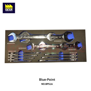 ชุดประแจปากตายคู่แบบเปิด ถาดโฟม BLUE-POINT NO.BPS1A DBL OPEN END WRENCH SET