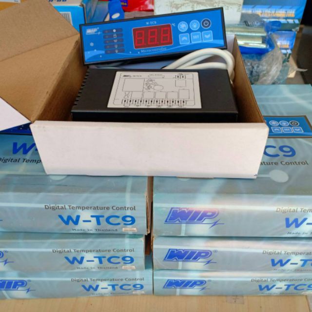 0000420 ชุดควบคุมตู้แช่​ ตู้เย็น​  ตัวควบคุม​อุณหภูมิ​ ตู้เย็น​​ WTC9​ Digtal Temperature control W-TC9