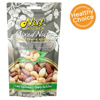 🔥ยอดนิยม!! นัทวอล์คเกอร์ ถั่วรวมอบเกลือ 60กรัม Nut walker 60 grams salt mixed nuts