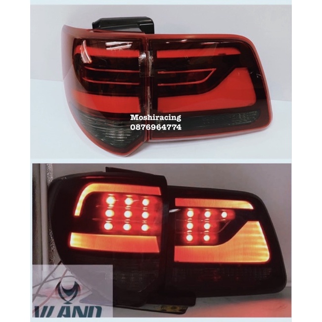 ไฟท้าย ไฟท้ายแต่ง TOYOTA FORTUNER 2011 2012 2013 2014 SMOKE-RED LED V.3