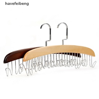 [HAVF] Multifunctional Wooden Belt Hanger Belts Rack Tie Hanger Scarf Holder12 24 Hooks GJH