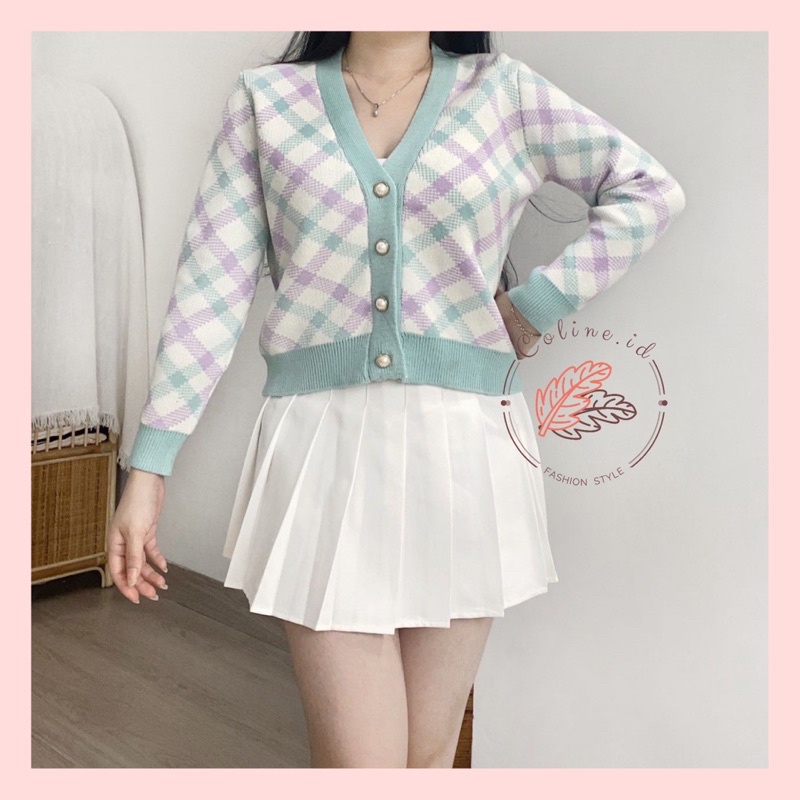 Sohyun Cardi | เสื้อคาร์ดิแกนกันหนาว ผ้าถัก นําเข้า