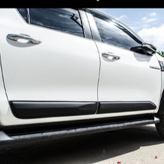SIDE MOLDING กันกระเเทกข้างประตู REVO 2015-2019 สำหรับ รถสูง (4 ประตู)