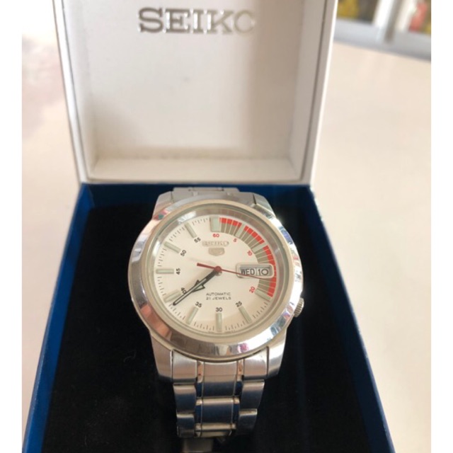 #ส่งต่อของแท้ นาฬิกาข้อมือ Seiko Sport 5 Automatic 🚩🚩สายสแตนเลส พร้อมกล่อง